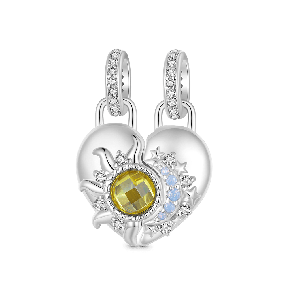 Sun and Moon Love Double Pendant image number 0