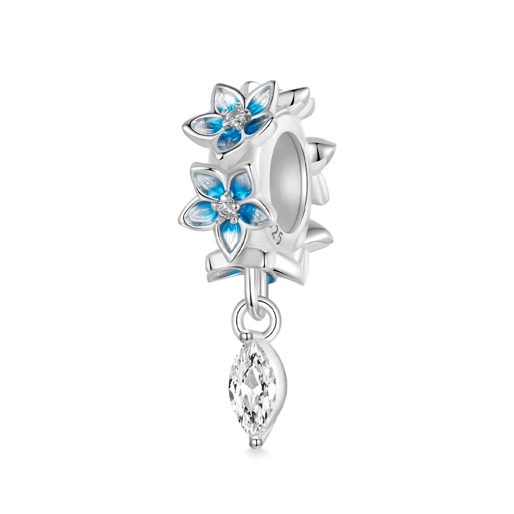 Blue Dripping Flower Stopper image number 0
