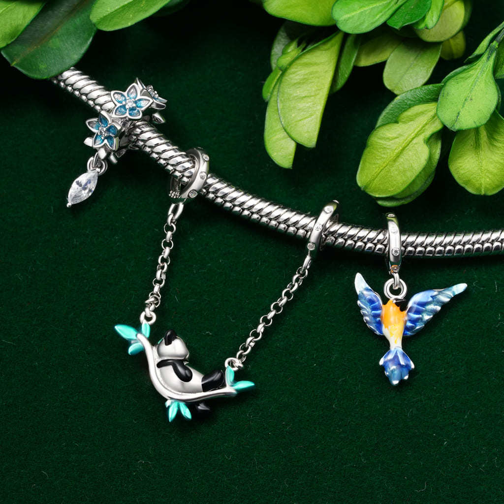 Blue Dripping Flower Stopper image number 2