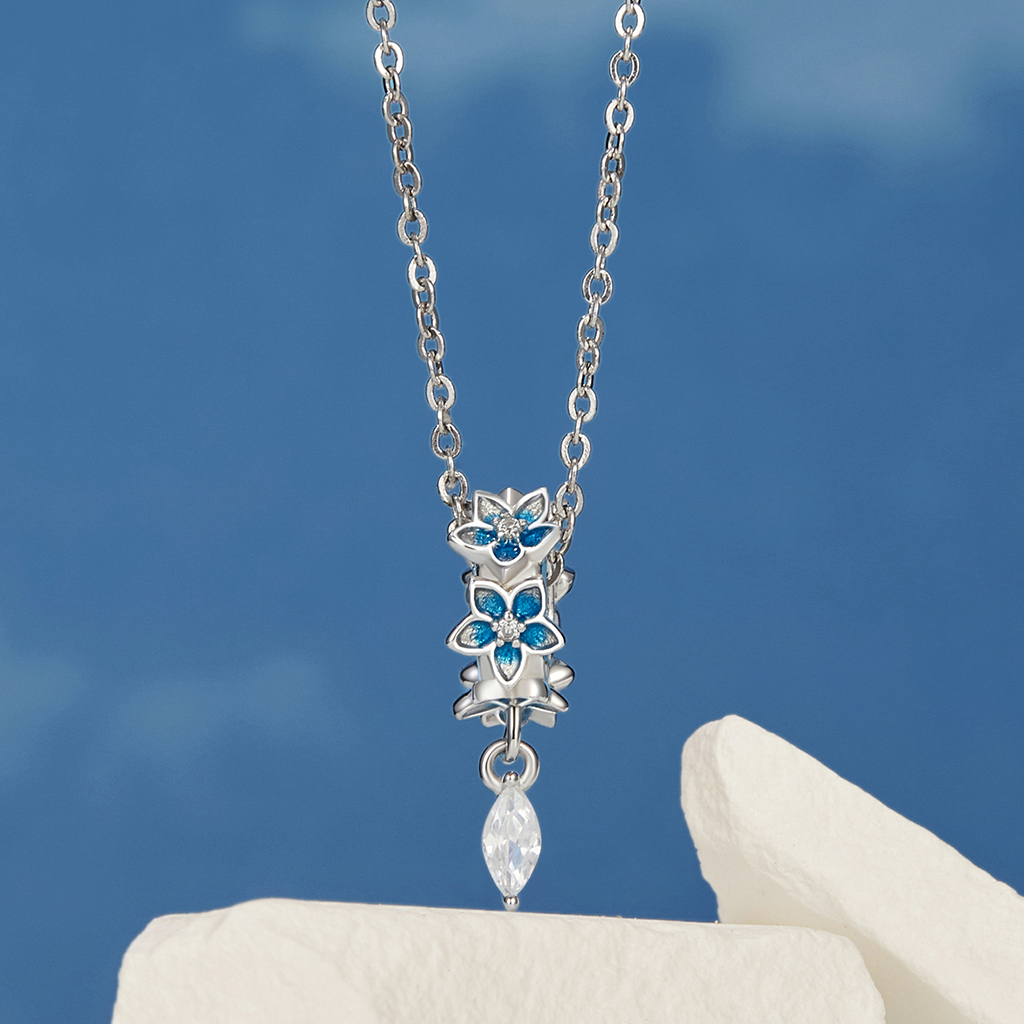 Blue Dripping Flower Stopper image number 1