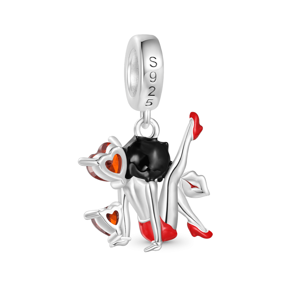 Red Dress Betty Boop Pendant image number 1