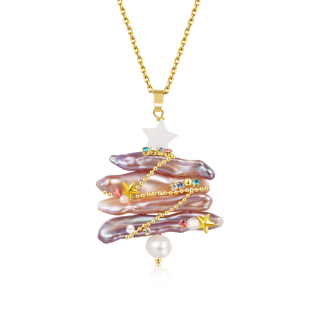 Christmas Tree Necklace image number 0