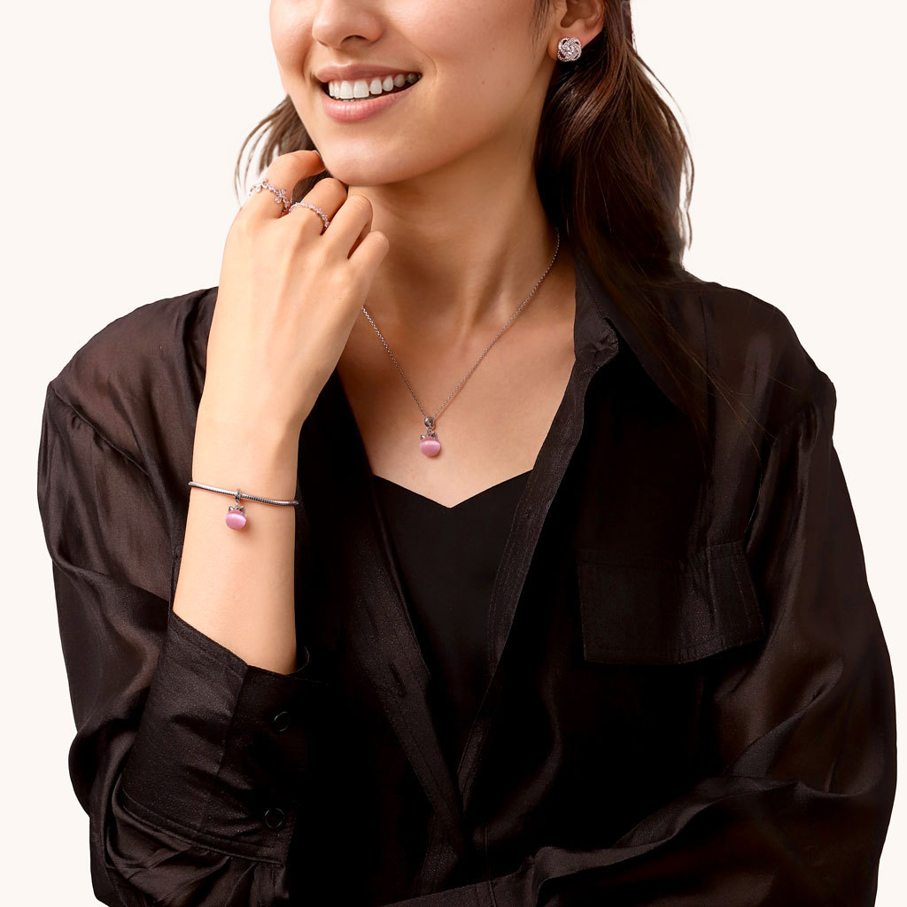 Cat's Eye Round Pendant image number 3