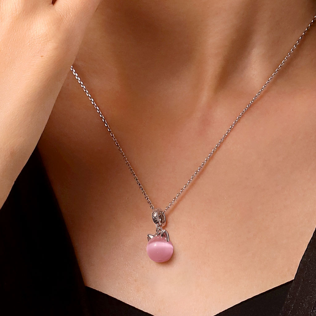 Cat's Eye Round Pendant image number 4