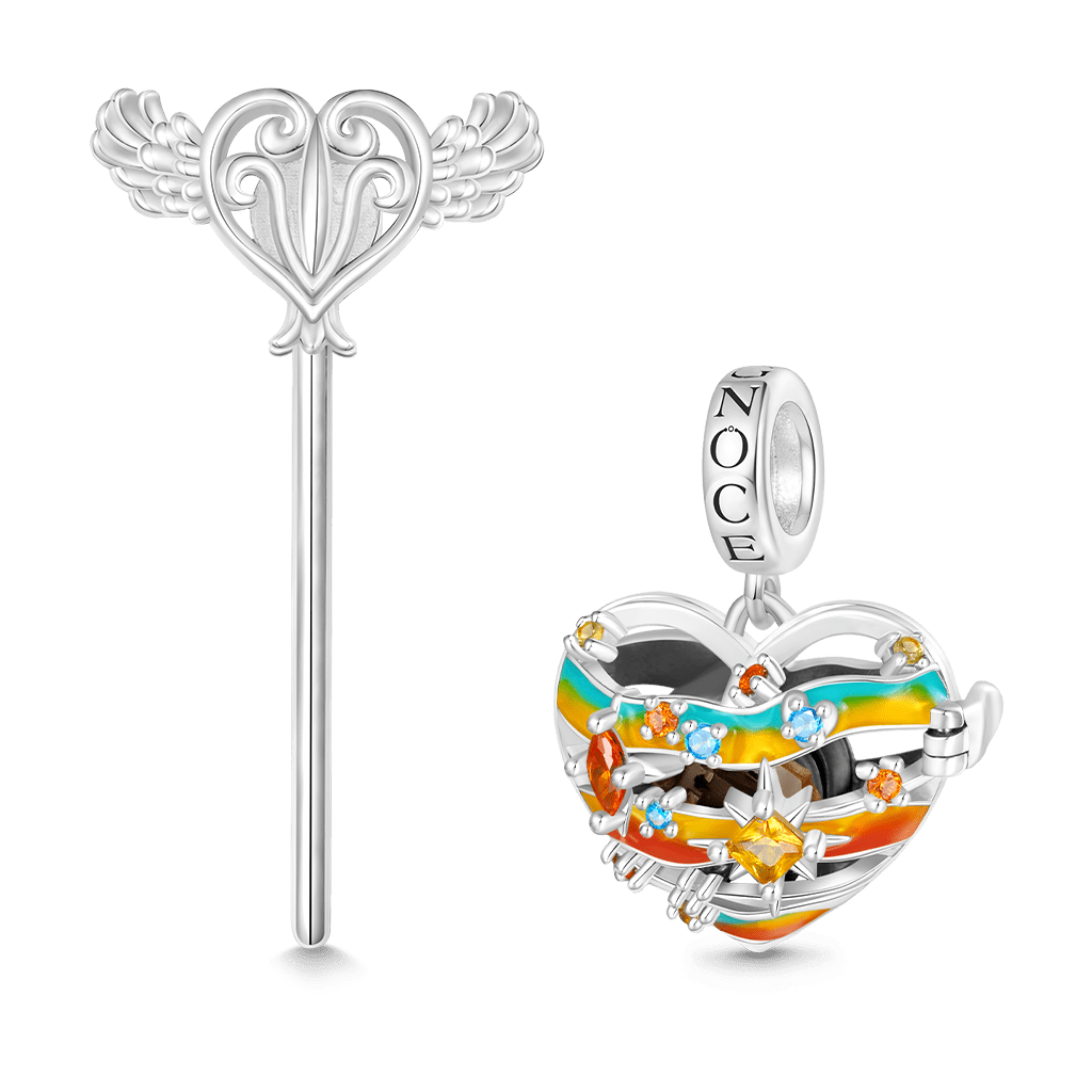 Heart Wireless LED Glow Jupiter Pendant image number 1