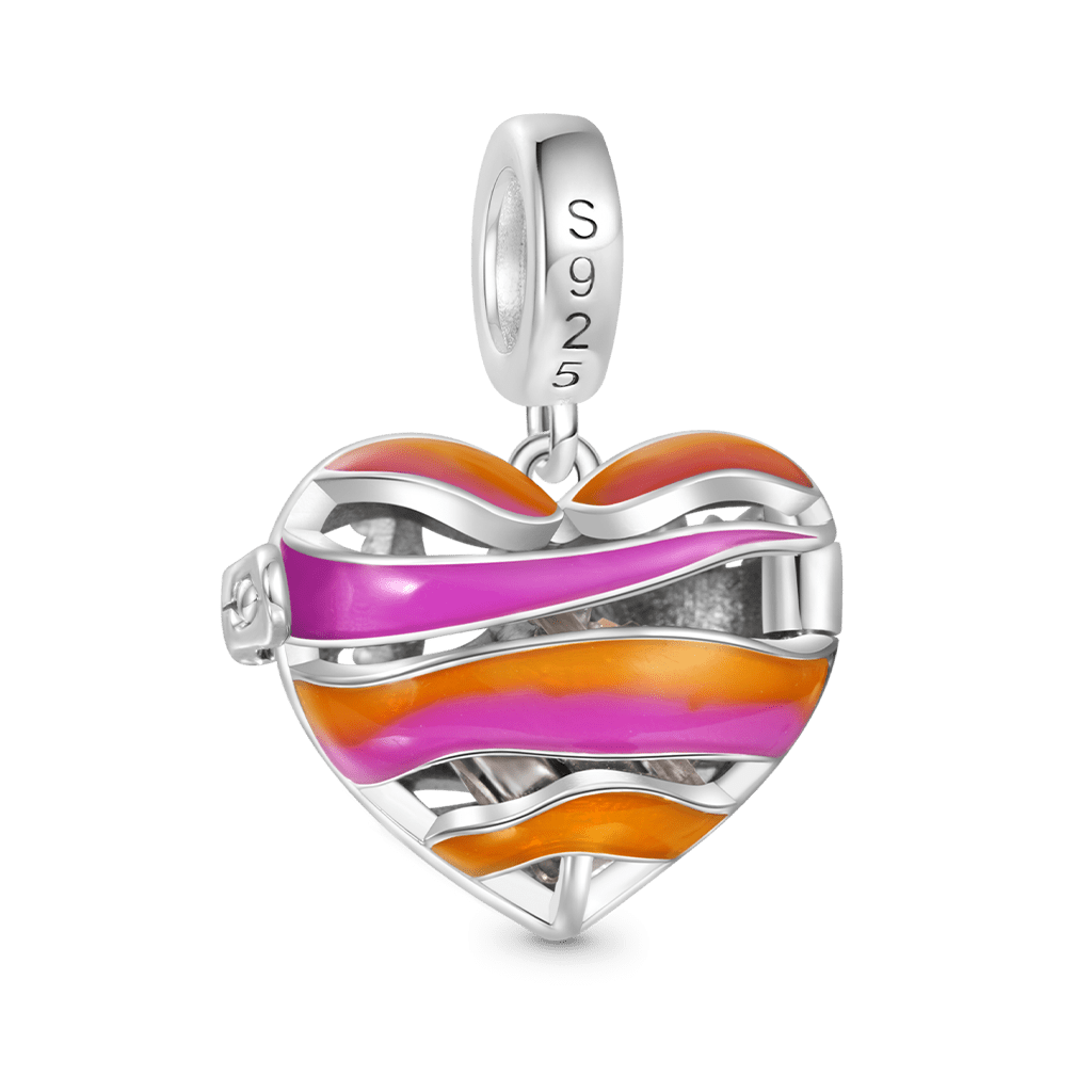 Heart Wireless LED Glow Mercury Pendant image number 3