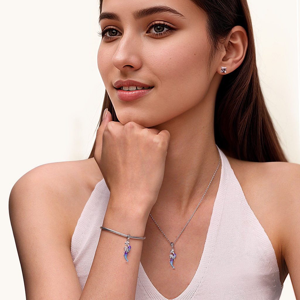 Little Mermaid Sisters Pendant image number 3