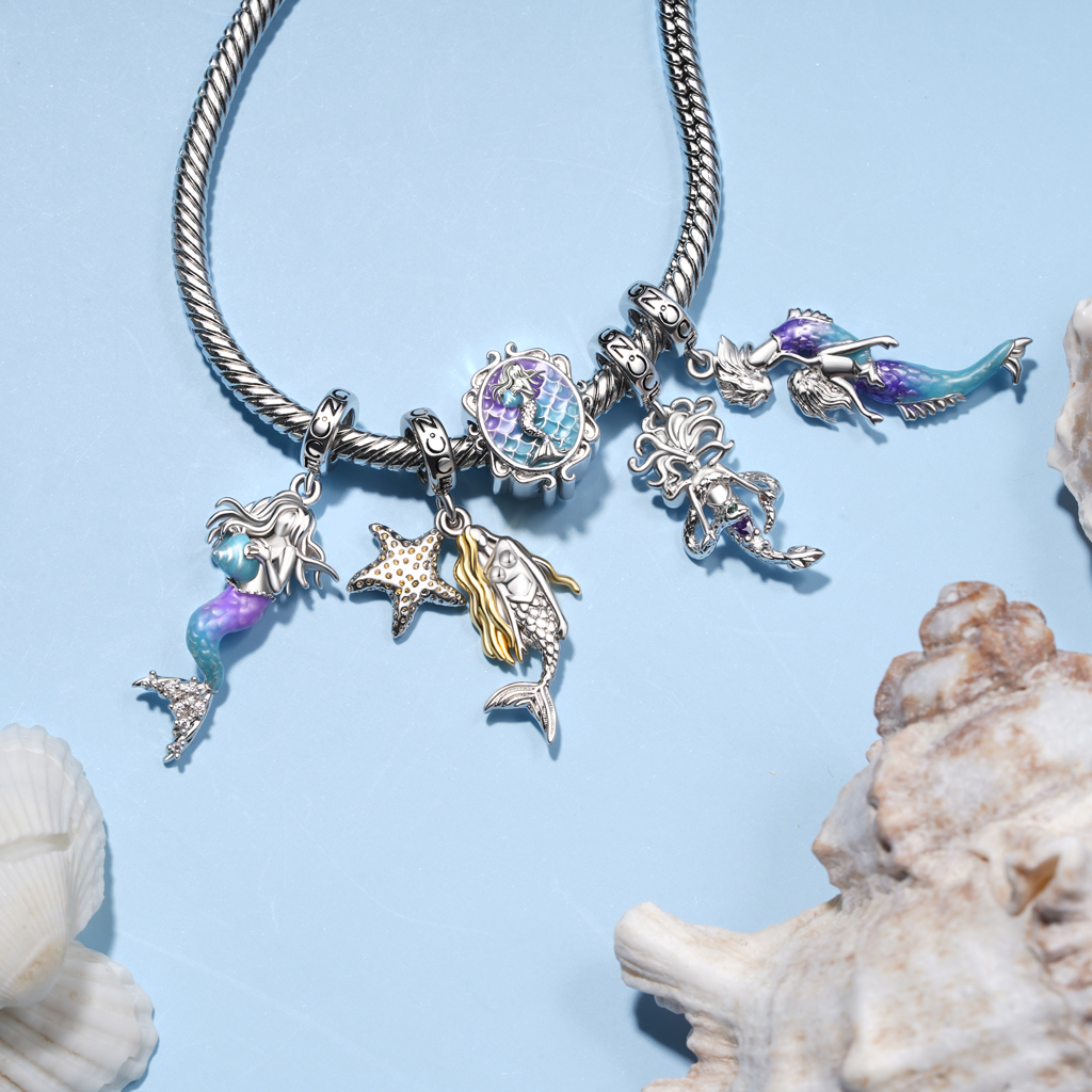 Little Mermaid Sisters Pendant image number 2