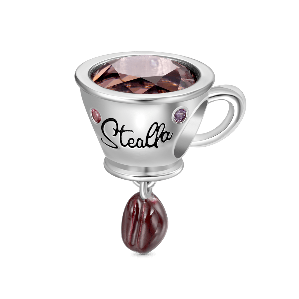 Engravable Coffee Cup Charm image number 0