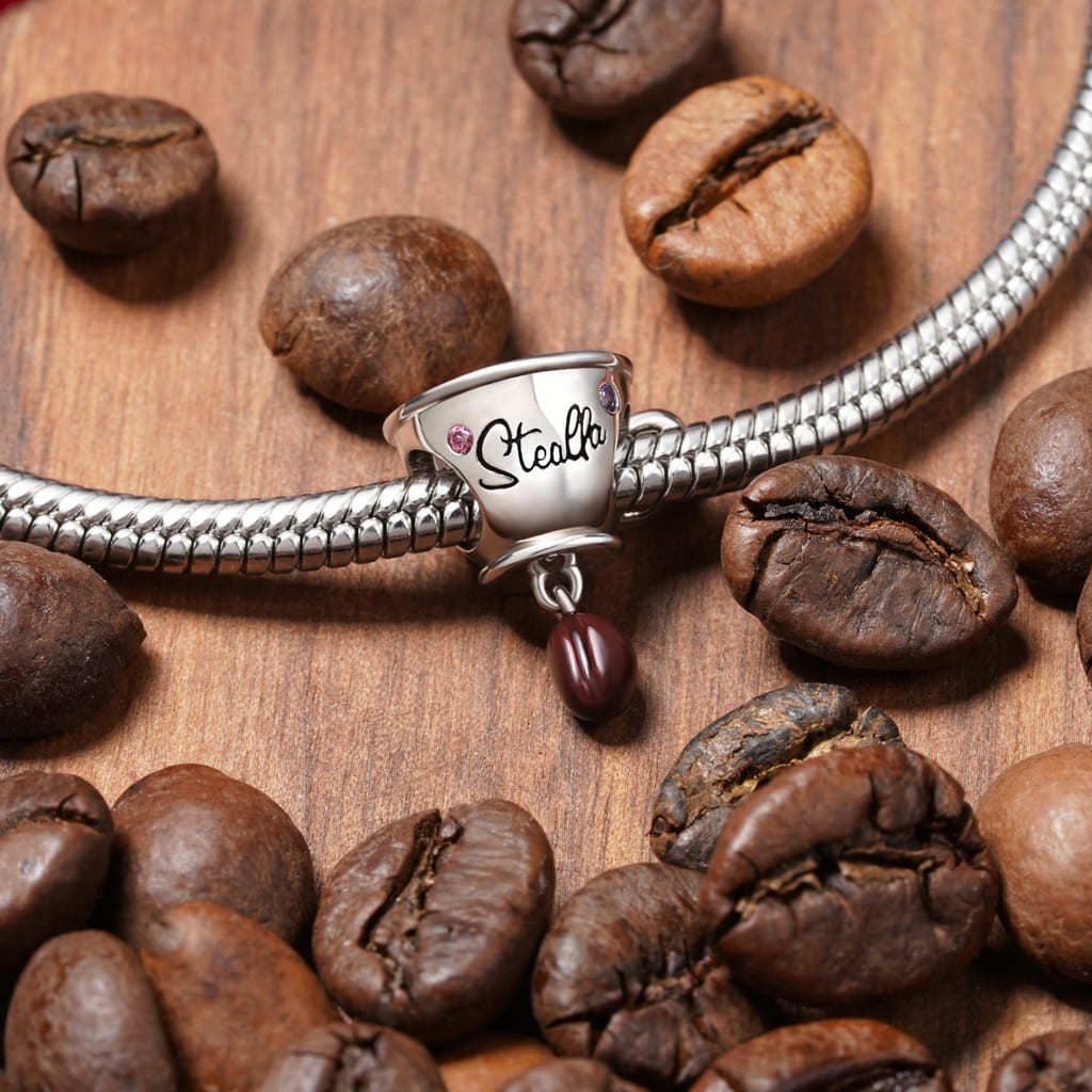 Engravable Coffee Cup Charm image number 3