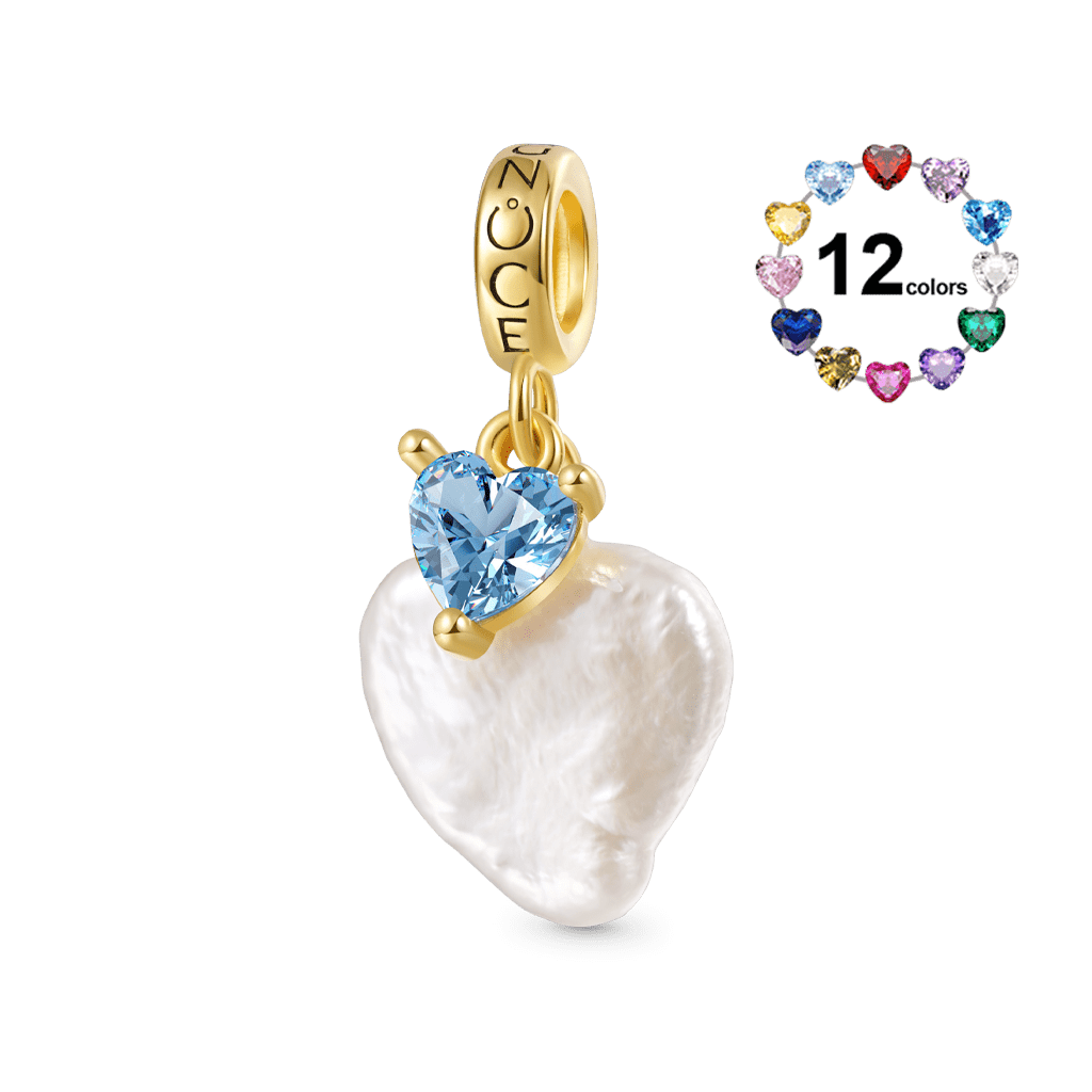 Irregular Pearl Birthstone Pendant image number 0