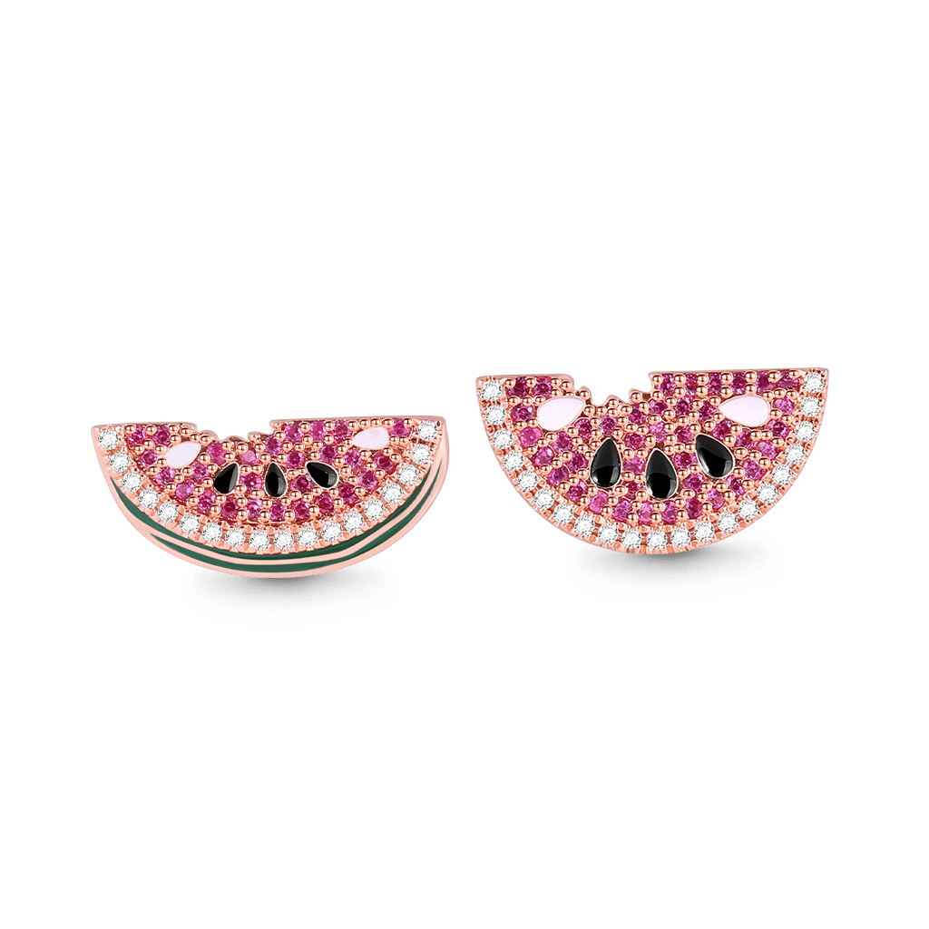 Watermelon Stud Earrings image number 0