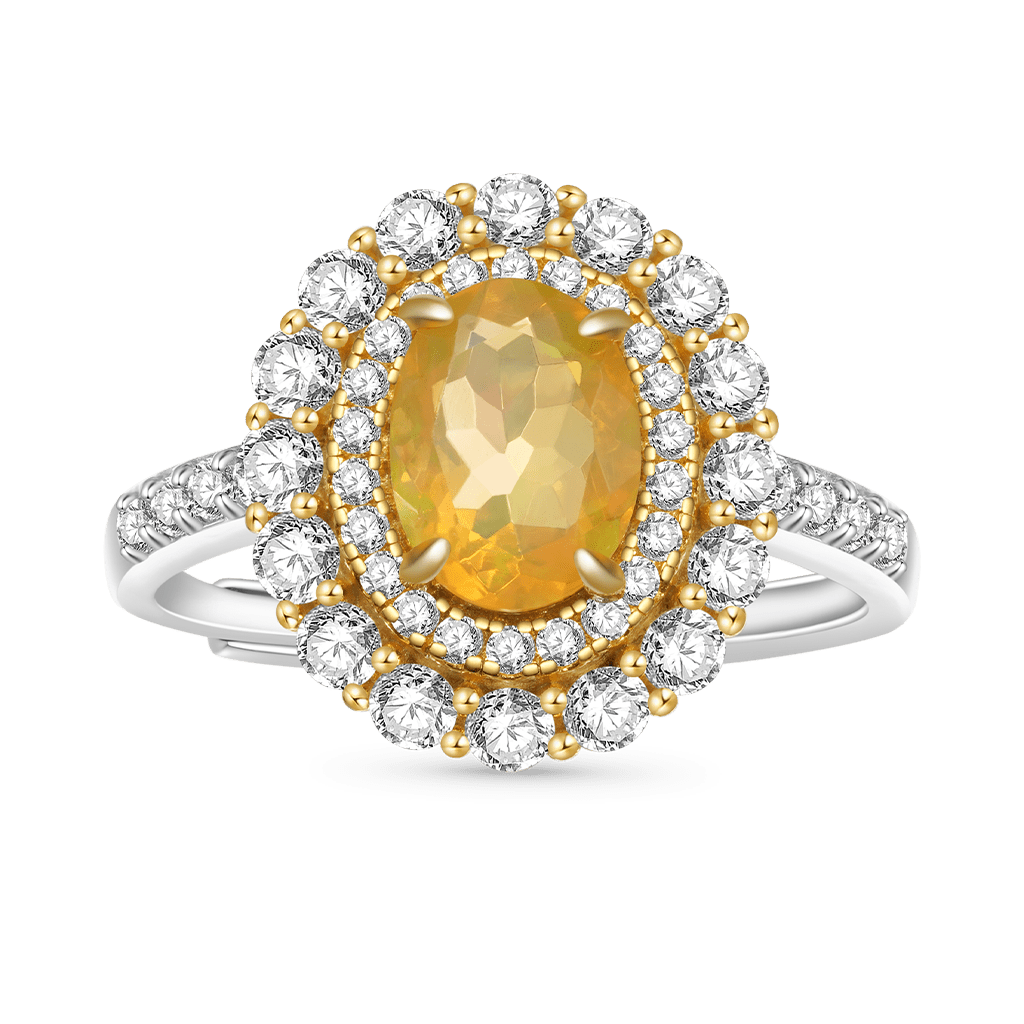 Oval-cut Citrine Ring image number 0