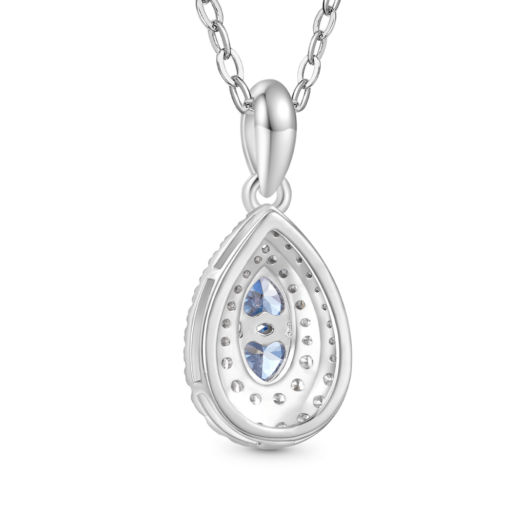 Teardrop Birthstone Necklace image number 2