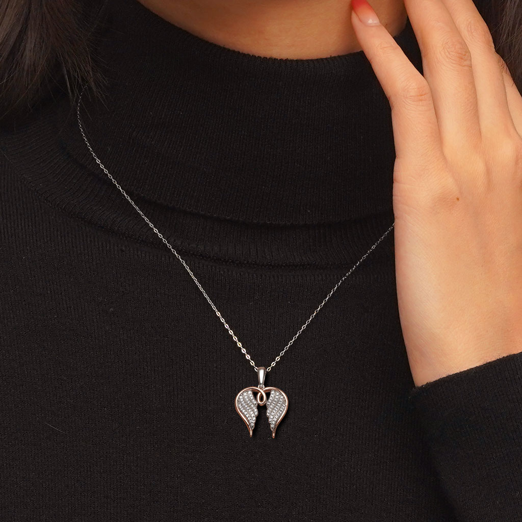 Angel Wings Necklace image number 5