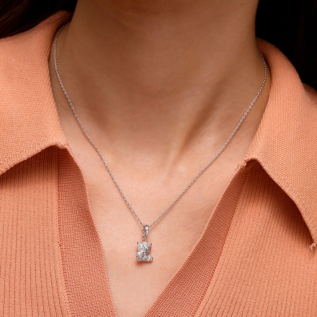 Highland Cow Mother and Child Pendant image number 4