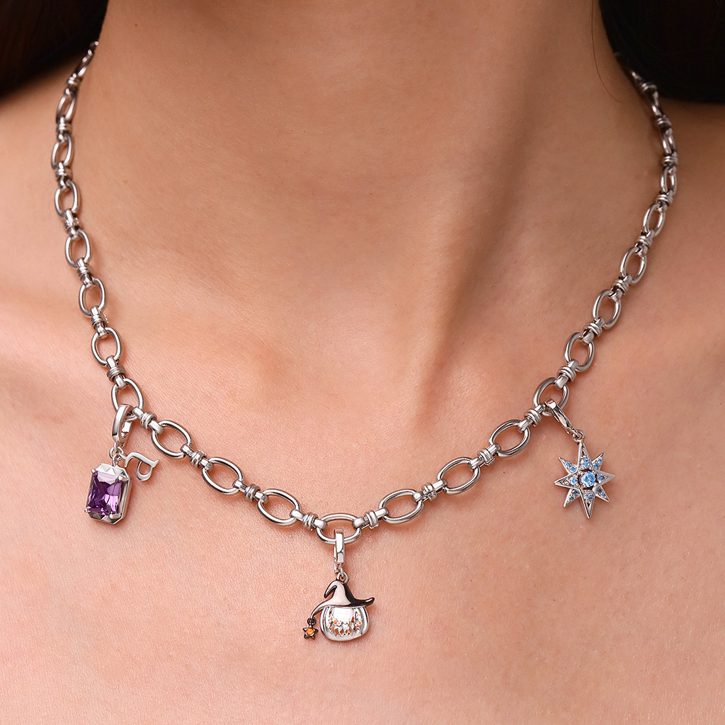 Square Birthstone Clasp Clusters Charm image number 5