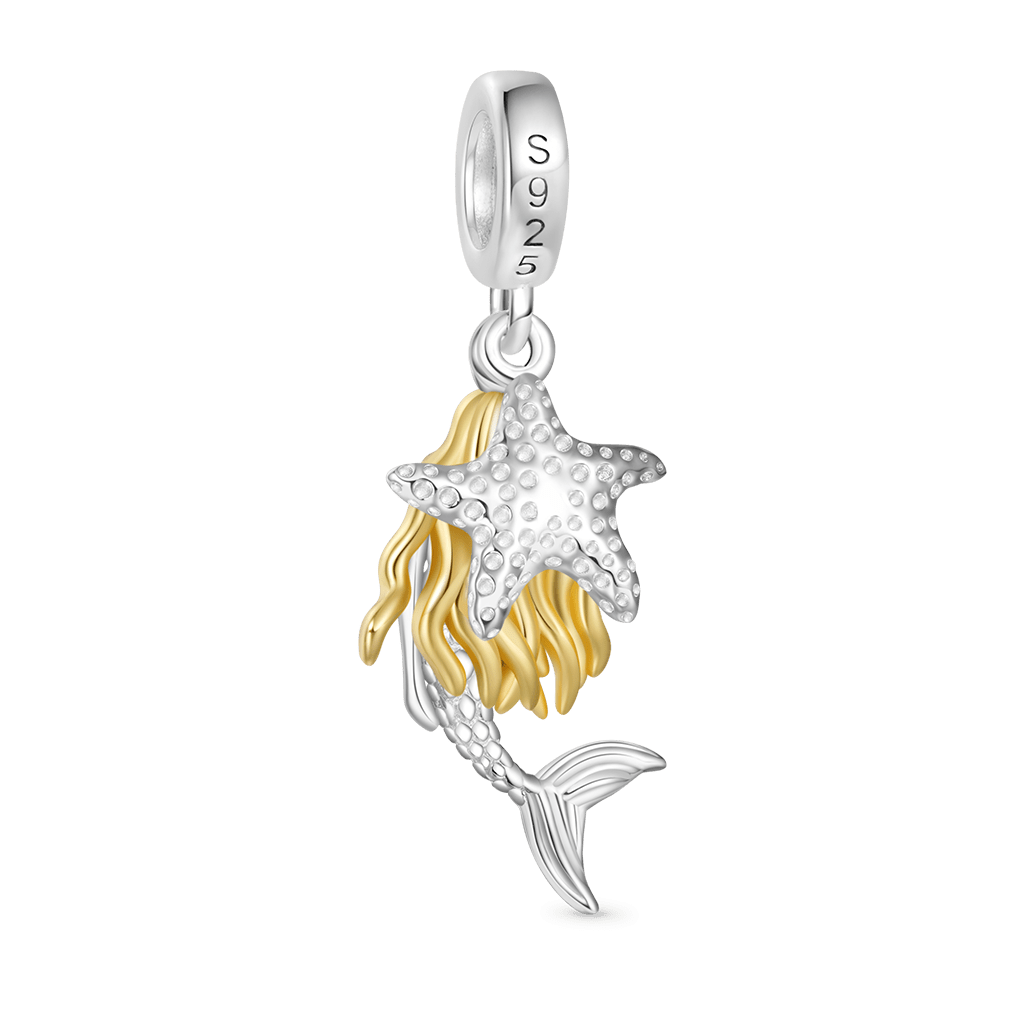 Little Mermaid Starfish Pendant image number 1