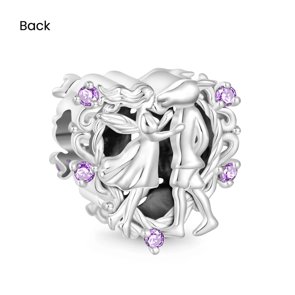 Donkey-headed Bottom Kissing Heart Charm image number 1