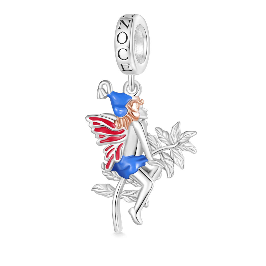 Red Wings Fairy Puck Pendant image number 0