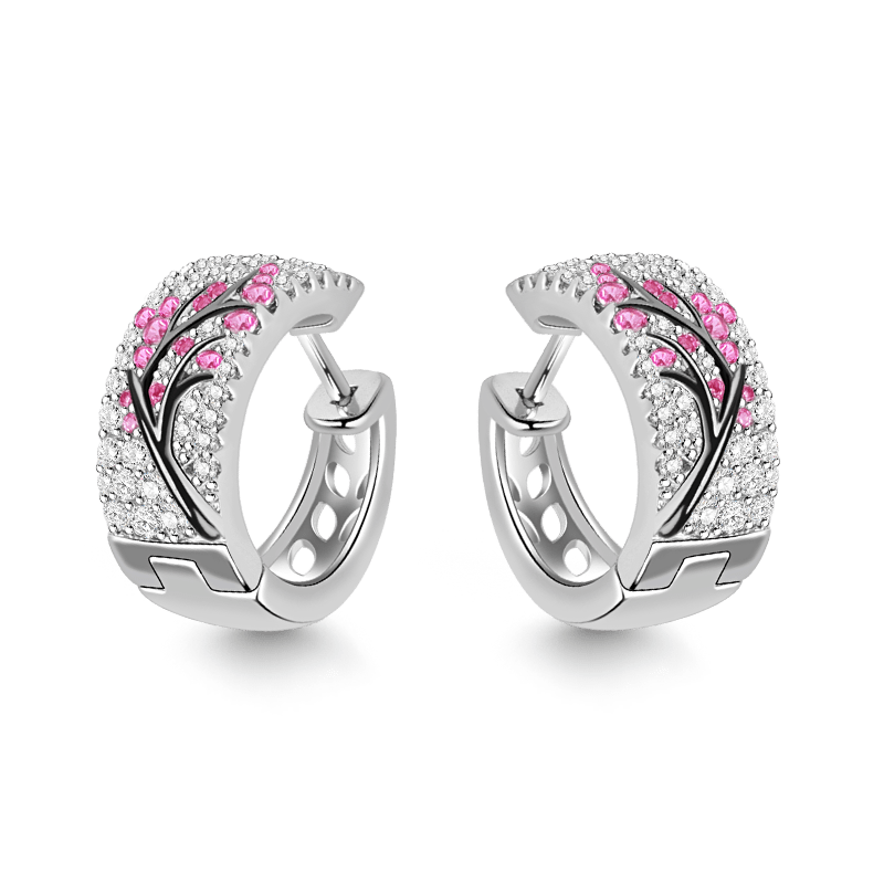 Plum Tree Earrings image number 1