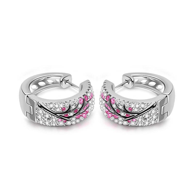 Plum Tree Earrings image number 2