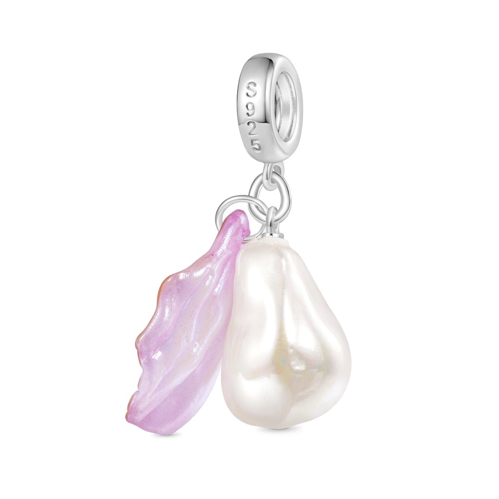 Ocean Shell Baroque Pearl Pendant image number 1