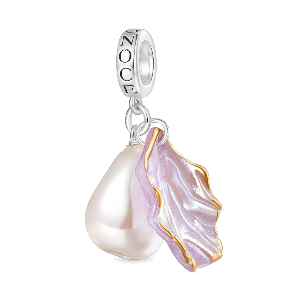 Ocean Shell Baroque Pearl Pendant image number 0