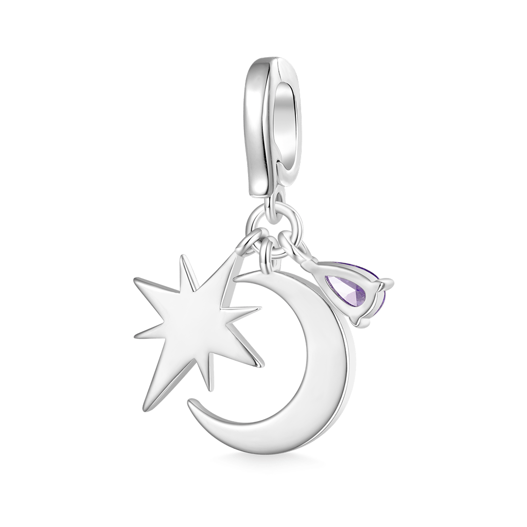 Moon Star Clasp Clusters Charm image number 1