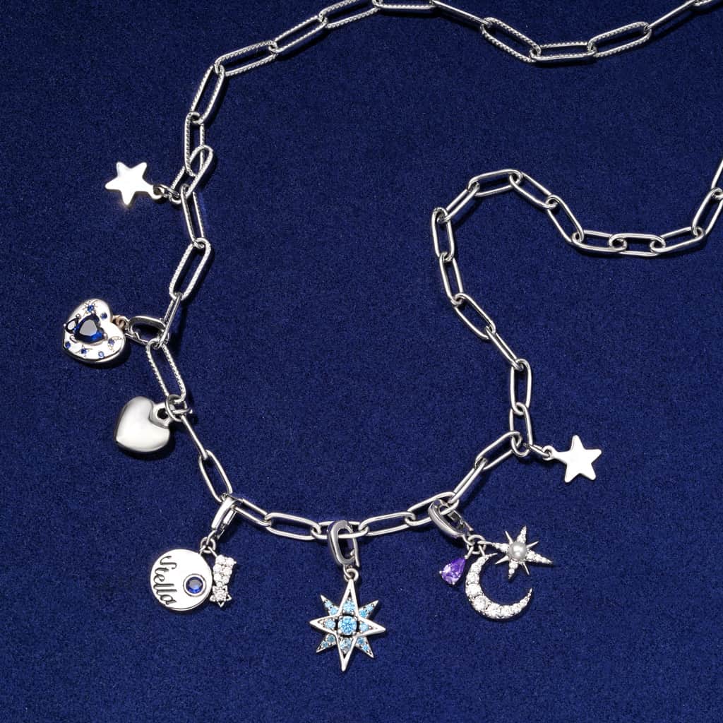 Moon Star Clasp Clusters Charm image number 2