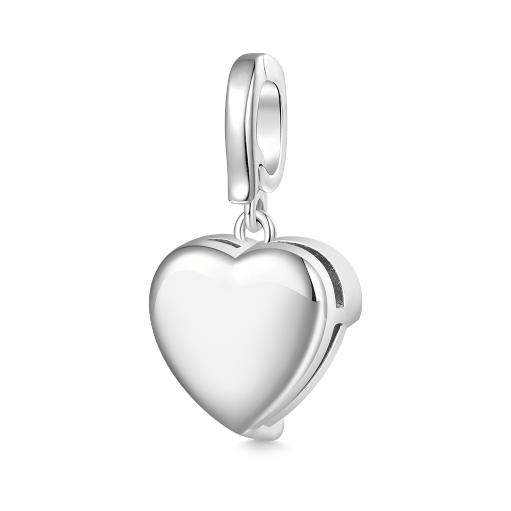 Melting Heart Clasp Clusters Charm image number 1