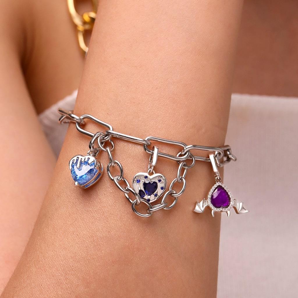 Heart Moon Clasp Clusters Charm image number 5