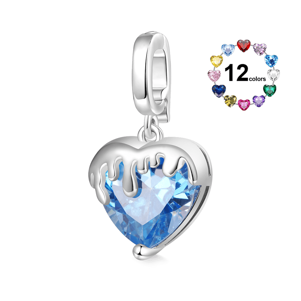 Melting Heart Clasp Clusters Charm image number 0