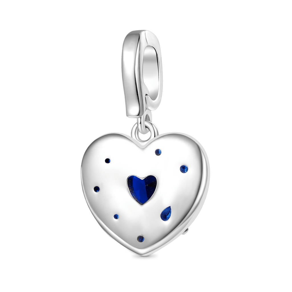 Heart Moon Clasp Clusters Charm image number 1