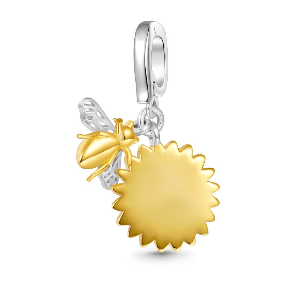 Sunflower Bee Clasp Clusters Charm image number 1