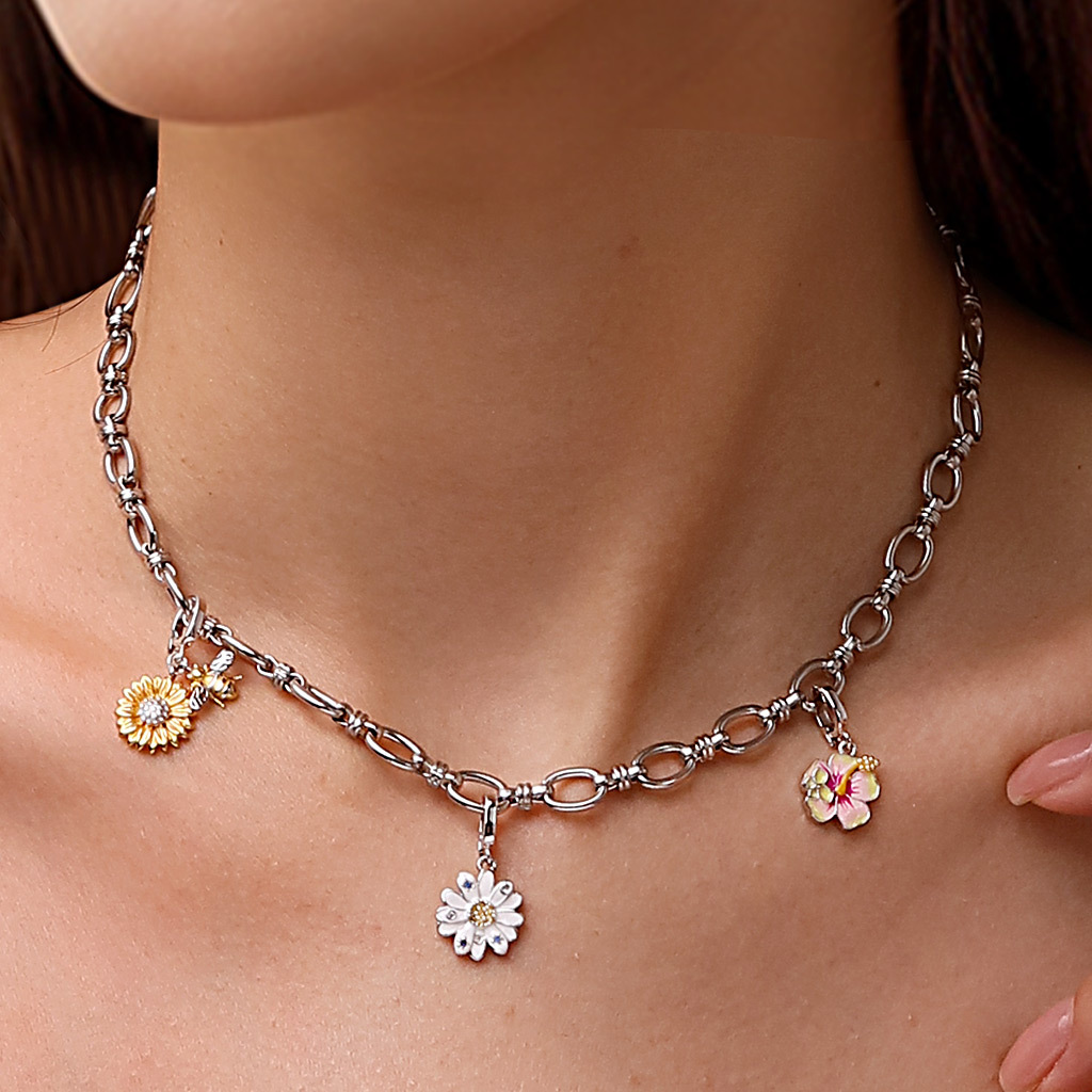 Sunflower Bee Clasp Clusters Charm image number 4