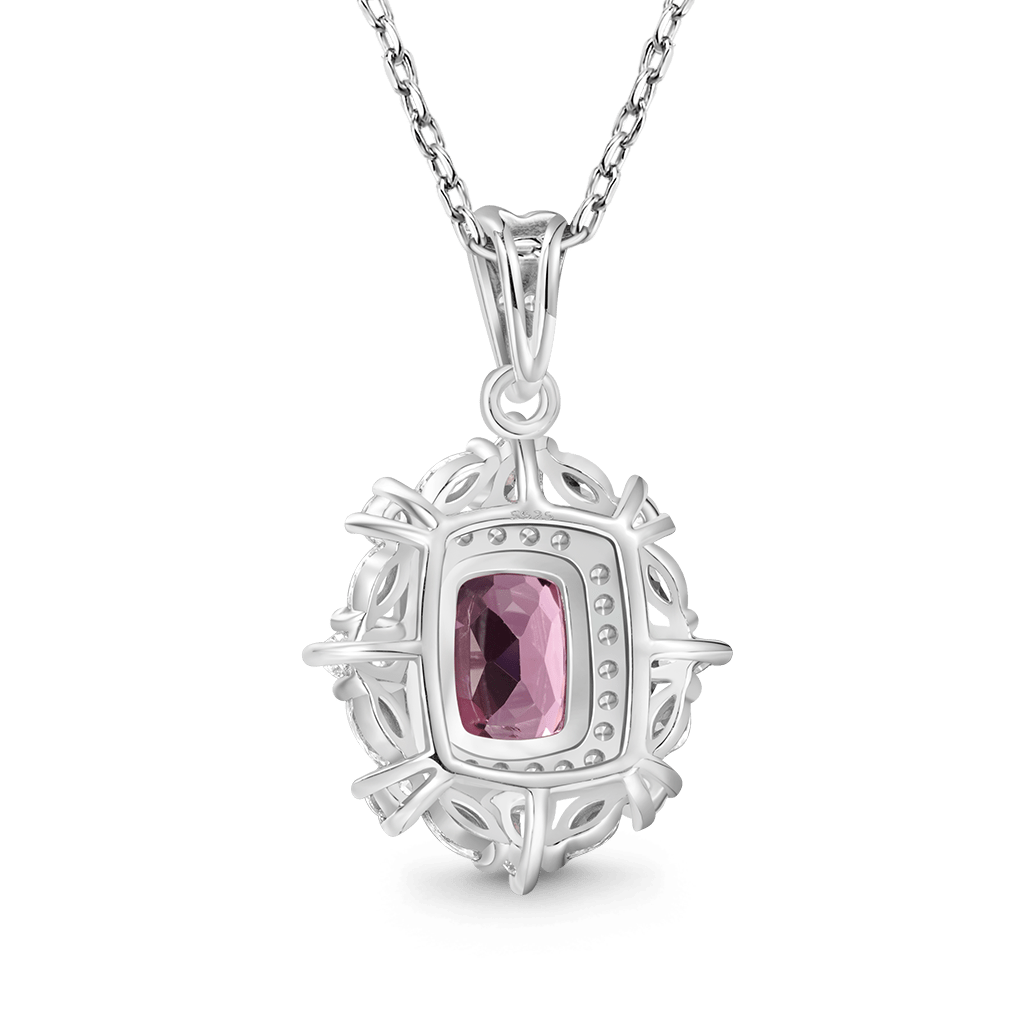 Natural Red Garnet Necklace image number 1