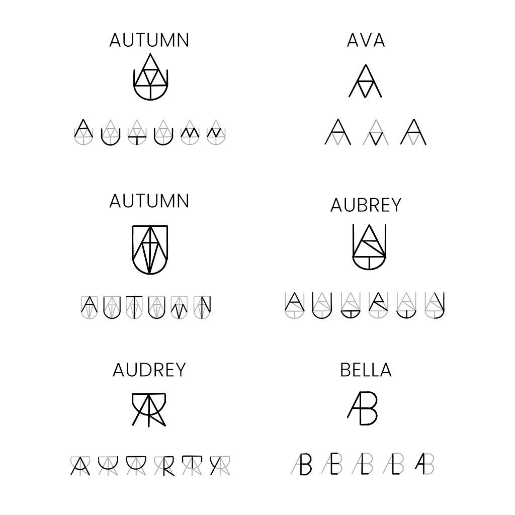 Minimalist Monogram Name Necklace image number 5