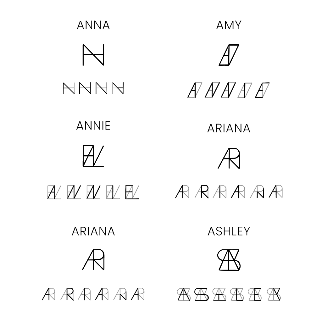 Minimalist Monogram Name Necklace image number 4