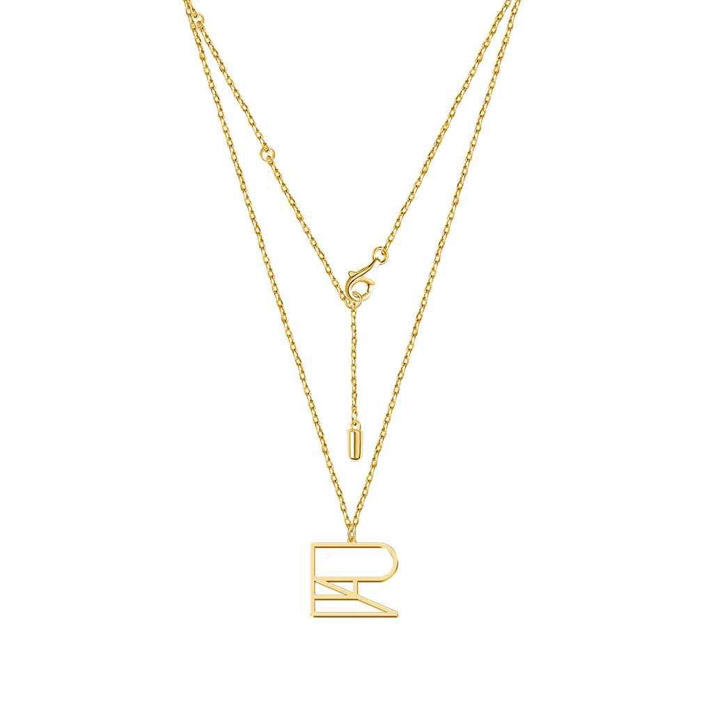 Minimalist Monogram Name Necklace image number 1