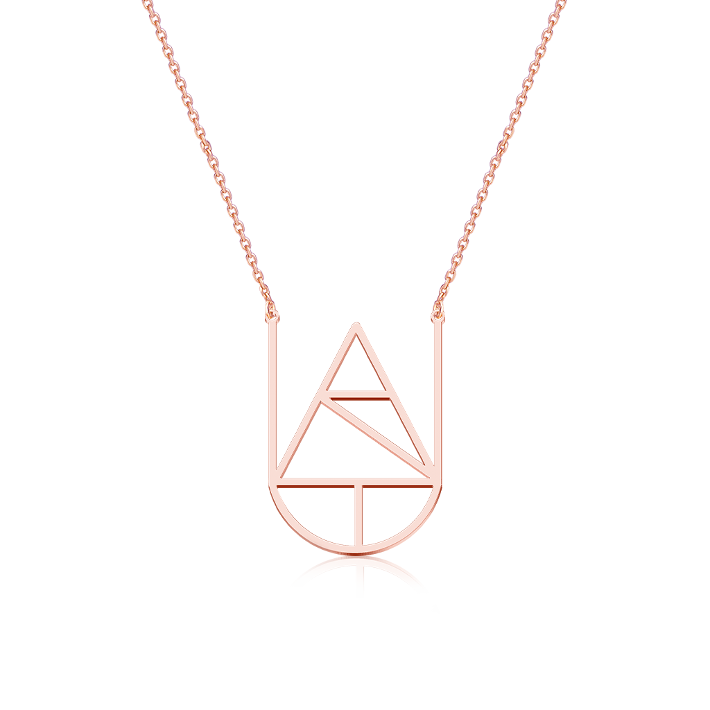 Minimalist Monogram Name Necklace image number 0