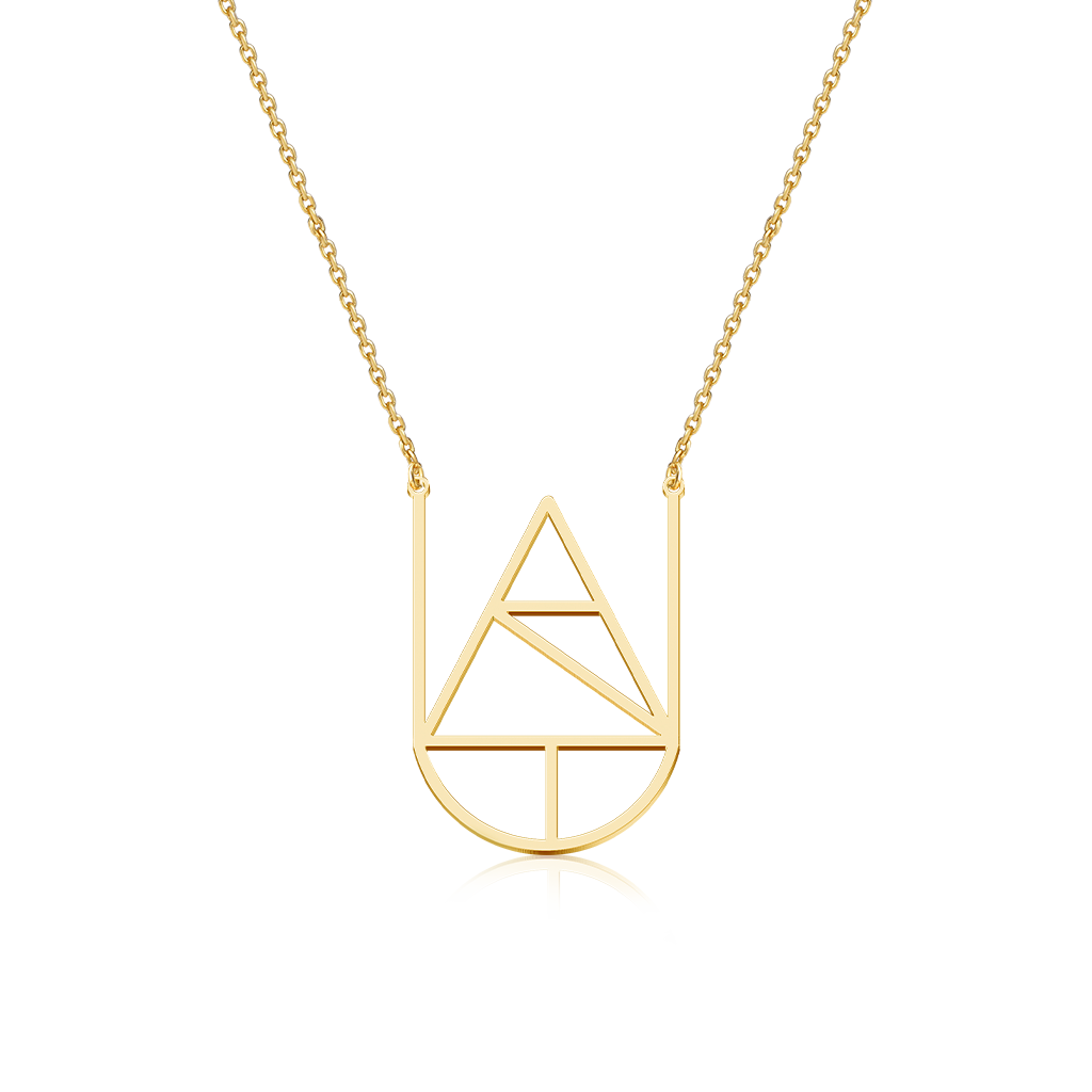 Minimalist Monogram Name Necklace image number 0