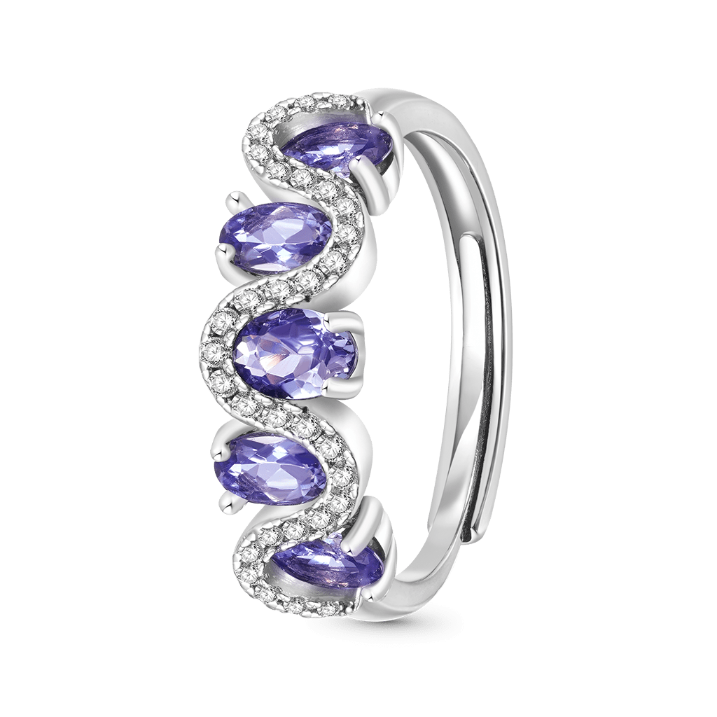 Tanzanite Eternity Wedding Ring image number 1