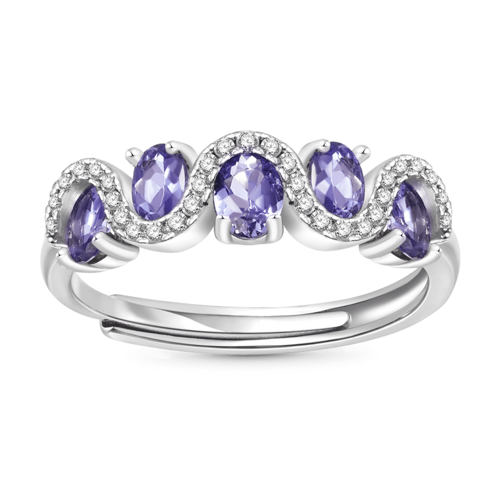 Tanzanite Eternity Wedding Ring image number 0