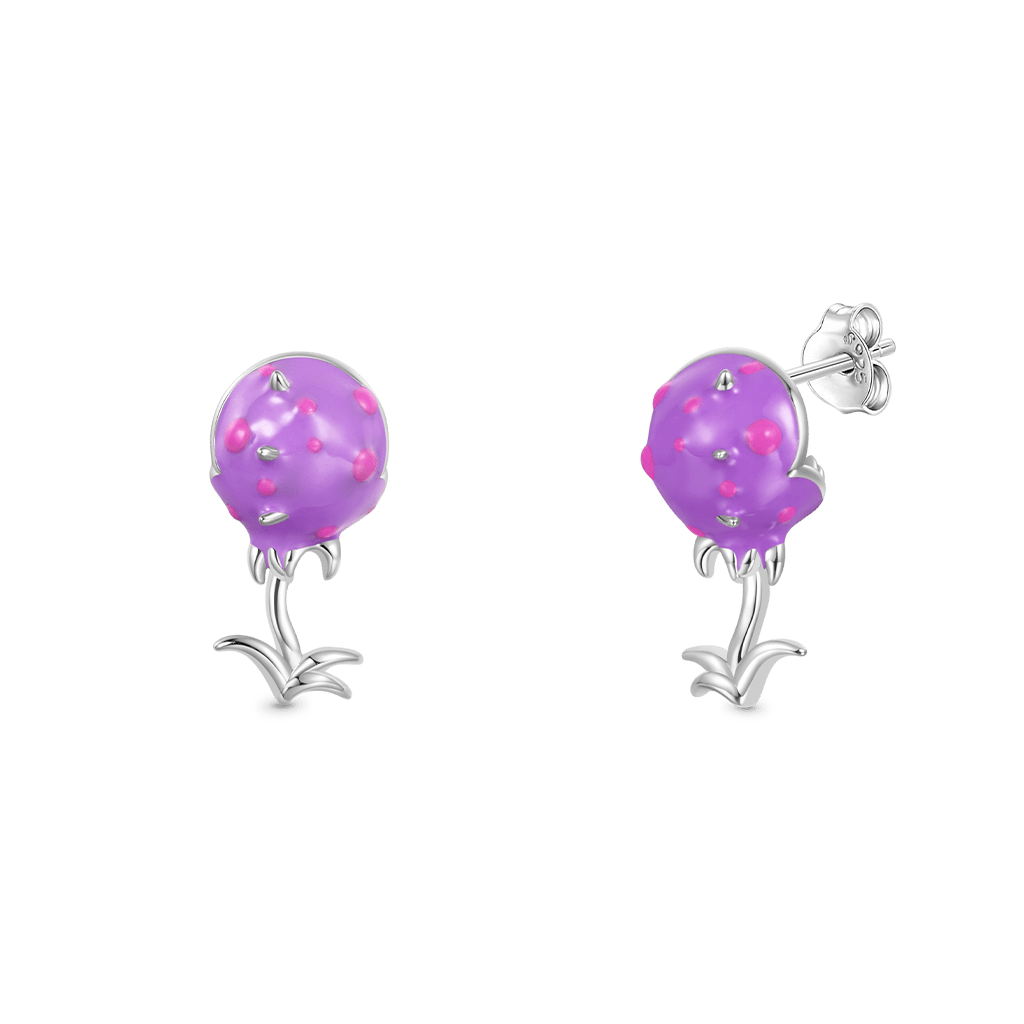 Piranha Flower Stud Earrings image number 1