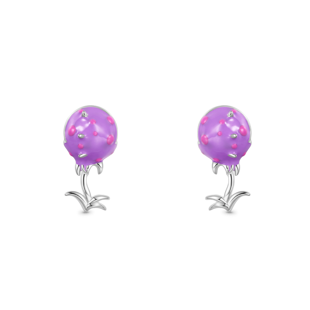 Piranha Flower Stud Earrings image number 0