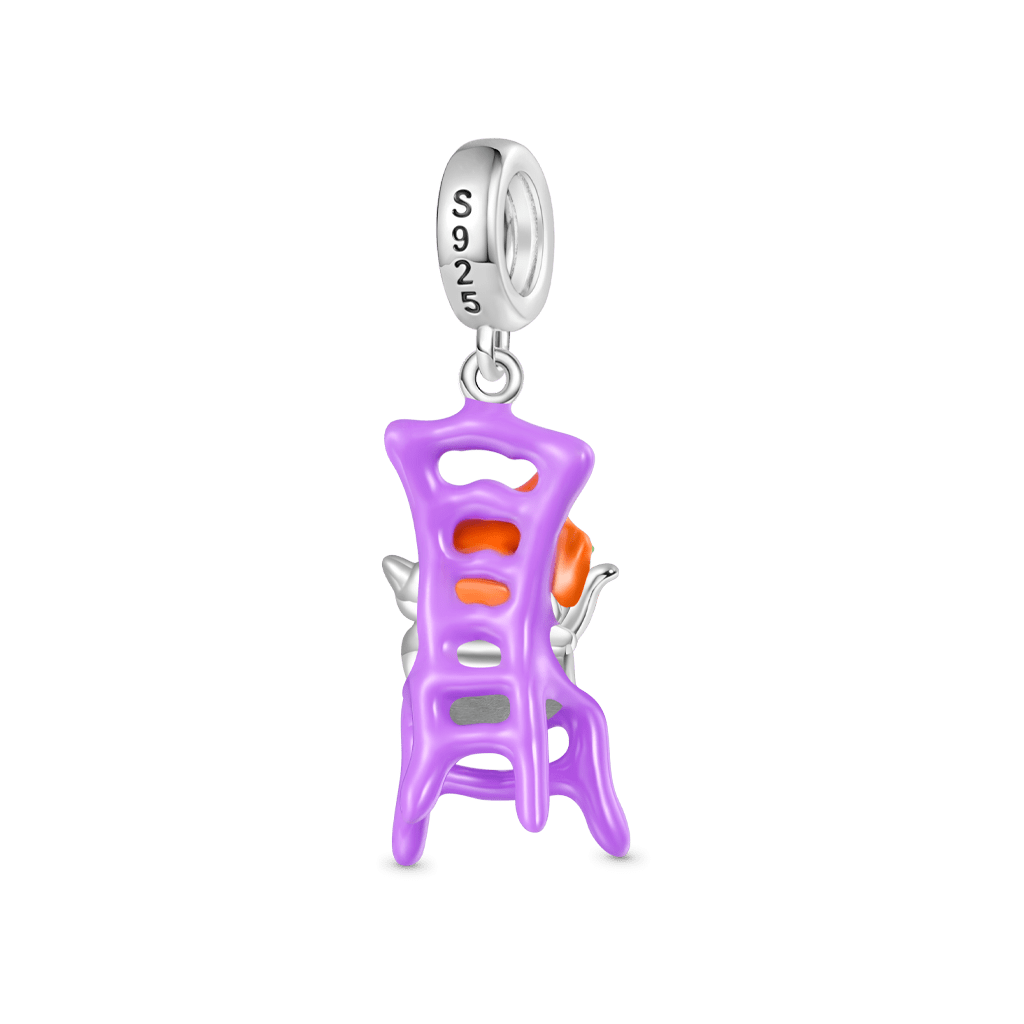 Halloween Chair Cat Pendant image number 2