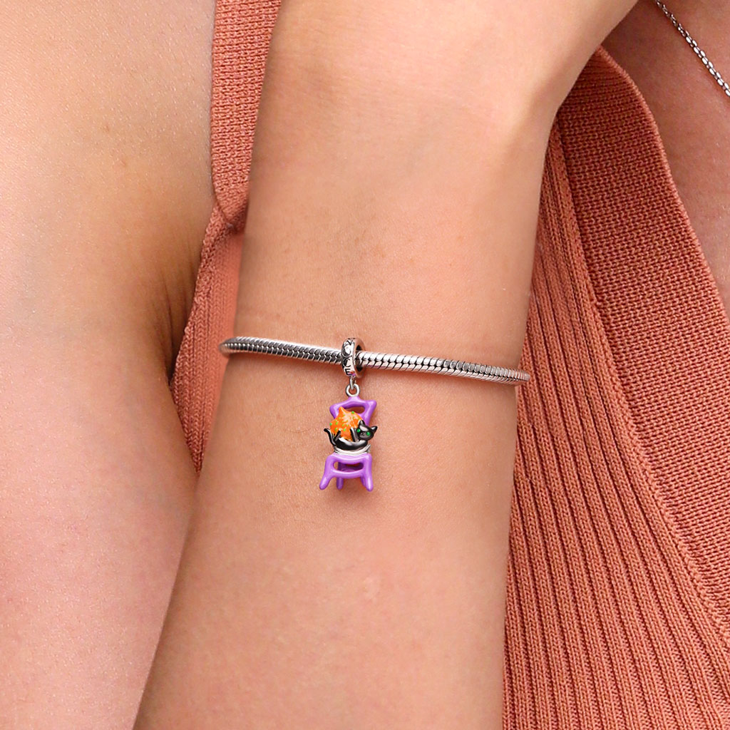 Halloween Chair Cat Pendant image number 6