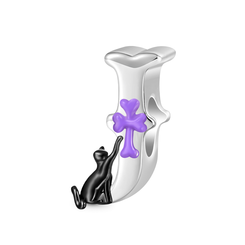 Halloween Horror Elements Letter Charm image number 0