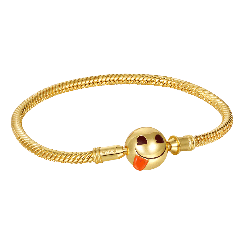 emoji Yummy Face & Sad Face Bracelet image number 0